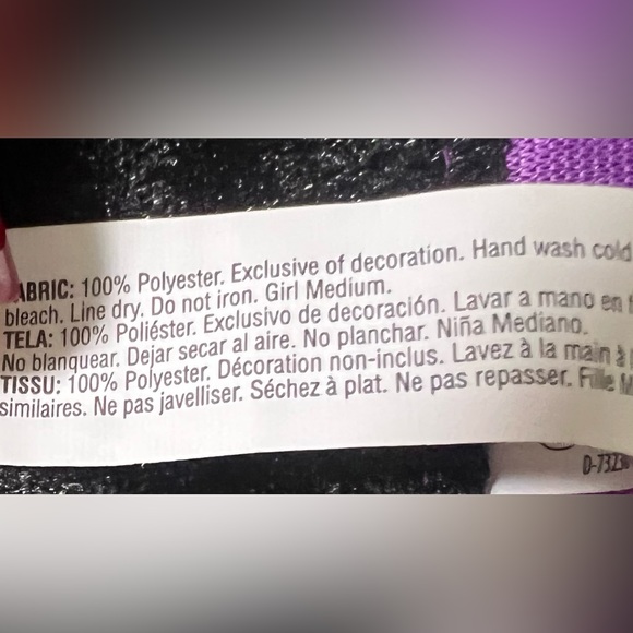 Disney Anna Princess Frozen 2 Deluxe Girls Disguise Halloween Costume Purple M - Picture 6 of 7